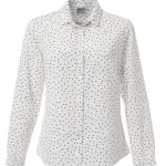 Georgia K228 L/S Blouse - Cream/Black