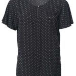 Willow K230 S/S Blouse - Black/White