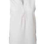 Kaylee K225 S/Less Blouse - Pearl