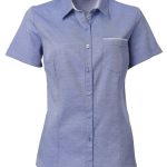 Ladies Miller K243 S/S Blouse - French blue