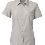 Ladies Miller K243 S/S Blouse - Stone
