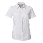 Ladies Miller K243 S/S Blouse - White