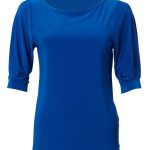 Leah K232 3/4 Blouse - Royal