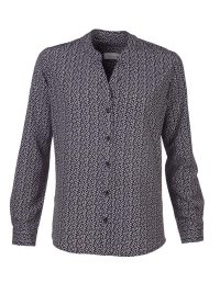 Milla K221 L/S Blouse - Navy