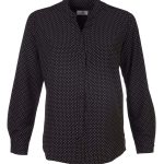 Milla K222 L/S Blouse - Black