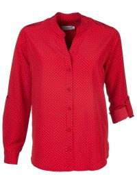 Milla K222 L/S Blouse - Red