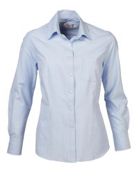 Wendy K206 L/S Blouse - Sky