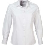 Wendy K206 L/S Blouse - White