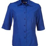 Wendy K202 3/4 Blouse - Royal