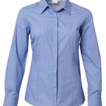 Ladies Selby CP3 L/S Blouse - Blue