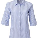 Ladies Reece K372 3/4 Blouse - Sky