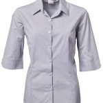 Ladies Windsor K236 3/4 Blouse - Grey