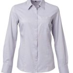 Ladies Lucca K237 L/S Blouse - Grey