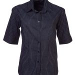 Megan S09 S/S Blouse - Navy