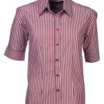 Megan S10 S/S Blouse - Red