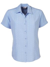 Zoe K221 S/S Blouse - Blue