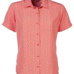 Zoe K221 S/S Blouse - Coral