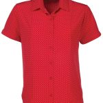 Zoe K222 S/S Blouse - Red
