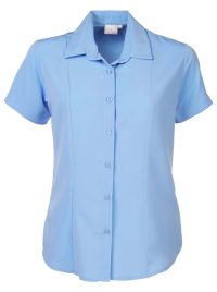 Zoe K225 S/S Blouse - Blue