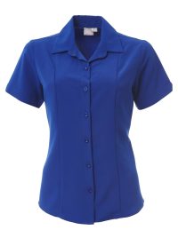 Zoe K225 S/S Blouse - Sapphire