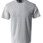 165G Crew Neck T-Shirt - Grey Melange