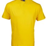 165G Crew Neck T-Shirt - Yellow