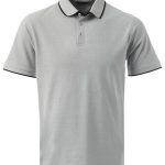 Emerson Unisex Pique Golfer -Grey Melange