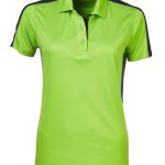 Ladies Chelsea Golfer - Lime/Navy