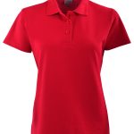 P19 Ladies Lancaster Pique Golfer - Red