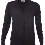 Kate L/S Cardigan - Charcoal