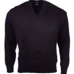Mens Basic L/S Pullover - Black