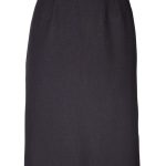 Emma Pencil Short Skirt - Cationic Charcoal