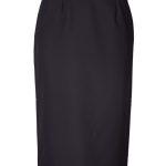 Claire Pencil Long Skirt - Black