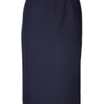 Claire Pencil Long Skirt - Navy