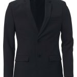 Men's Marco Fashion Fit Jacket- Fabric 896 Black