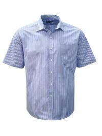 Mens K201 S/S Shirt - Blue