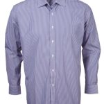 Mens K204 L/S Shirt - Blue/White