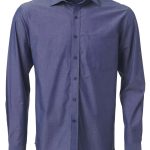 Mens Avery K238 L/S Shirt - Indigo