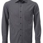 Mens Heath K233 L/S Shirt - Black/Grey