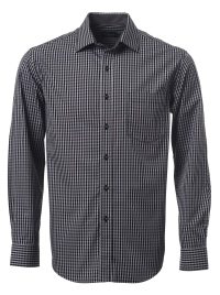 Mens Heath K233 L/S Shirt - Black/Grey