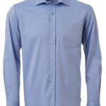 Mens Lucca K237 L/S Shirt - French Blue