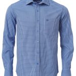 Mens Tivoli K239 L/S Shirt - Navy Check