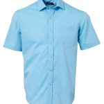 Mens K215 S/S Shirt - Cyan