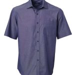 Mens Avery K238 S/S Shirt - Indigo