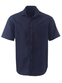Mens Tate Oxford K373 S/S Shirt - Navy