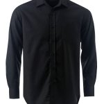 Mens Tate Oxford K373 L/S Shirt - Black