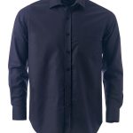 Mens Tate Oxford K373 L/S Shirt - Navy