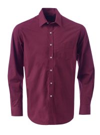 Mens Sloane K262 L/S Shirt - Berry