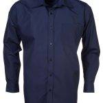 Mens P070 L/S Shirt - Navy