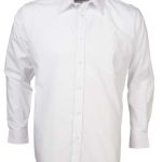 Mens P070 L/S Shirt - White